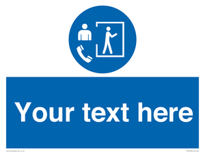 Custom Mandatory: Entry only with supervisor outside